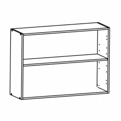 Demeyere Meuble Haut 2 Portes 100 Cm Origan Noir Et Bois -Ledepot Mobilier Magasin meuble haut 2 portes 100 cm origan noir et bois 2