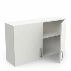 Demeyere Meuble Haut De Cuisine Blanc 2 Portes Mammy -Ledepot Mobilier Magasin meuble haut de cuisine blanc 2 portes mammy 1