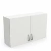 Demeyere Meuble Haut De Cuisine Blanc 2 Portes Mammy -Ledepot Mobilier Magasin meuble haut de cuisine blanc 2 portes mammy