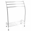 Porte Serviettes 1 étagère 3 Barres Chrome -Ledepot Mobilier Magasin meuble porte serviettes