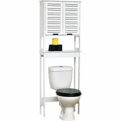 Meuble WC Miami 1 Tablette Blanc