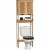 Meuble Dessus WC Bambou 2 Portes Mahé -Ledepot Mobilier Magasin meuble wc bambou collection mahe