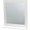Miroir Avec Tablette Blanc Miami 1 Miroir Avec Tablette Blanc Miami -Ledepot Mobilier Magasin miroir avec tablette blanc