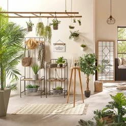 Miroir Bois Et Métal 71x165 Atmosphera -Ledepot Mobilier Magasin miroir bois et metal 71x165 atmosphera 2