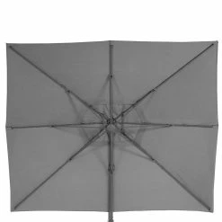 Parasol Décentré Eléa Inclinable Rectangulaire Ardoise Hespéride -Ledepot Mobilier Magasin parasol decentre elea inclinable 3 4 ardoise hesperide 2