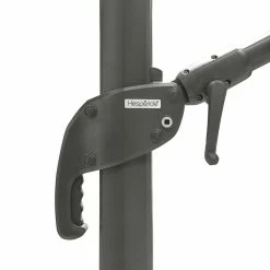 Parasol Décentré Eléa Inclinable Hexagonal Oléfine Anthracite Hespéride -Ledepot Mobilier Magasin parasol decentre elea inclinable 3x42 olefine anthracite hesperide 1 2