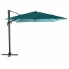 Parasol Décentré Eléa Inclinable Carré Bleu Canard Hespéride -Ledepot Mobilier Magasin parasol decentre elea inclinable carre bleu canard hesperide