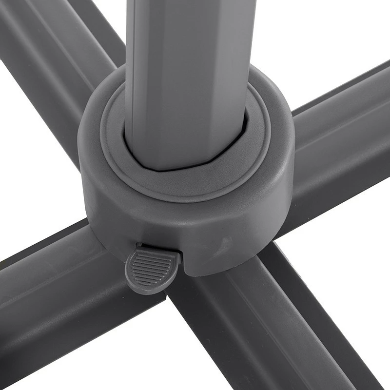 Parasol Décentré Eléa Inclinable Rectangulaire Oléfine Anthracite Hespéride 8 Parasol Décentré Eléa Inclinable Rectangulaire Oléfine Anthracite Hespéride – Image 6