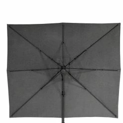 Parasol Décentré Eléa Rectangulaire Toile Sunbrella® Anthracite Hespéride -Ledepot Mobilier Magasin parasol decentre elea rectangulaire sunbrella anthracite hesperide 4