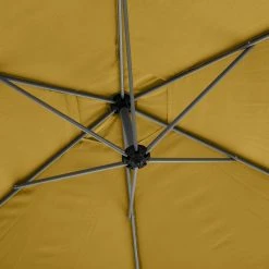 Parasol Décentré Rond Manoa Jaune Moutarde Hespéride 9 Parasol Décentré Rond Manoa Jaune Moutarde Hespéride -Ledepot Mobilier Magasin parasol decentre rond manoa jaune moutarde hesperide 2