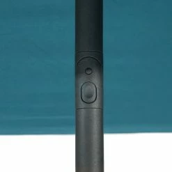 Parasol Droit Carré 2,5x2,5m Soya Bleu Canard Hespéride -Ledepot Mobilier Magasin parasol droit carre 25x25m soya bleu canard hesperide 3