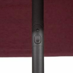 Parasol Droit Carré 2,5x2,5m Soya Bordeaux Hespéride -Ledepot Mobilier Magasin parasol droit carre 25x25m soya bordeaux hesperide 4