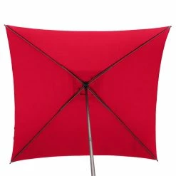 Parasol Droit Carré 2,5x2,5m Soya Grenade Hespéride -Ledepot Mobilier Magasin parasol droit carre 25x25m soya grenade hesperide 3
