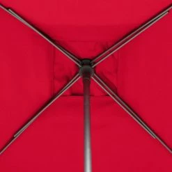 Parasol Droit Carré 2,5x2,5m Soya Grenade Hespéride -Ledepot Mobilier Magasin parasol droit carre 25x25m soya grenade hesperide 5