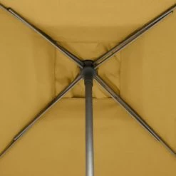 Parasol Droit Carré 2,5x2,5m Soya Jaune Moutarde Hespéride 14 Parasol Droit Carré 2,5x2,5m Soya Jaune Moutarde Hespéride -Ledepot Mobilier Magasin parasol droit carre 25x25m soya jaune moutarde hesperide 5