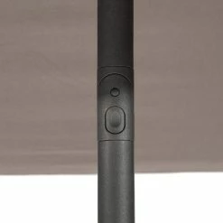 Parasol Droit Carré 2,5x2,5m Soya Taupe Hespéride -Ledepot Mobilier Magasin parasol droit carre 25x25m soya taupe hesperide 3