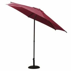 Parasol Droit Rond 2,7m Soya Bordeaux Hespéride 11 Parasol Droit Rond 2,7m Soya Bordeaux Hespéride -Ledepot Mobilier Magasin parasol droit rond 27m soya bordeaux hesperide 2