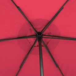 Parasol Droit Rond 2,7m Soya Grenade Hespéride -Ledepot Mobilier Magasin parasol droit rond 27m soya grenade hesperide 3