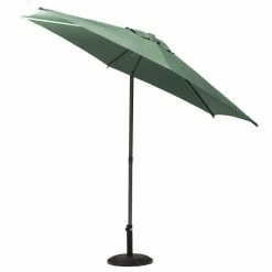 Parasol Droit Rond 2,7m Soya Vert Olive Hespéride -Ledepot Mobilier Magasin parasol droit rond 27m soya vert olive hesperide 2