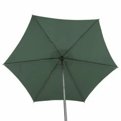 Parasol Droit Rond 2,7m Soya Vert Olive Hespéride -Ledepot Mobilier Magasin parasol droit rond 27m soya vert olive hesperide 4