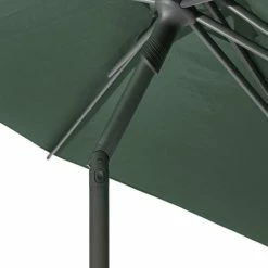 Parasol Droit Rond 2,7m Soya Vert Olive Hespéride -Ledepot Mobilier Magasin parasol droit rond 27m soya vert olive hesperide 5
