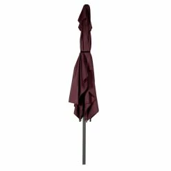 Parasol Mat Central 2x3 M Loompa Bordeaux Hespéride -Ledepot Mobilier Magasin parasol mat central 2x3 m loompa bordeaux hesperide 3