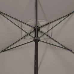 Parasol Mat Central 2x3 M Loompa Taupe Hespéride -Ledepot Mobilier Magasin parasol mat central 2x3 m loompa taupe hesperide 5