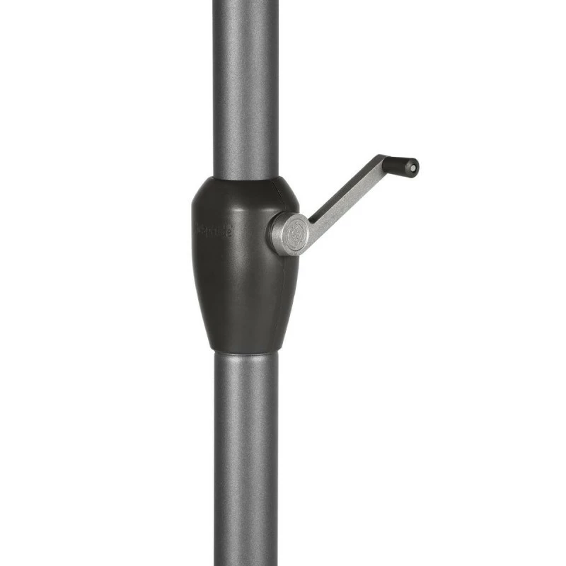 Parasol Mat Central Rond 3m Loompa Olive Hespéride 8 Parasol Mat Central Rond 3m Loompa Olive Hespéride – Image 6