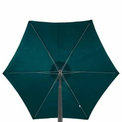 Parasol Rond 2,3m Anzio Bleu Canard Hespéride -Ledepot Mobilier Magasin parasol rond anzio bleu canard hesperide 1 2