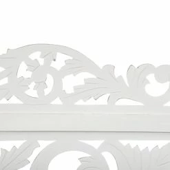 Paravent Blanc Terre Bois Sculpté Atmosphera -Ledepot Mobilier Magasin paravent blanc terre bois sculpte atmosphera 1