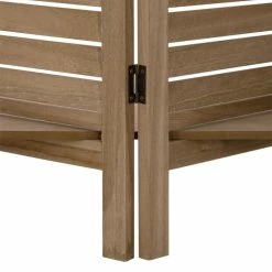 Paravent Bois 3 étagères Bois Atmosphera -Ledepot Mobilier Magasin paravent bois 3 etageres bois atmosphera 2