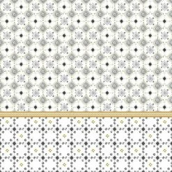 Parure De Lit Mosaique Blanc/gris/jaune 240x220 Atmosphera -Ledepot Mobilier Magasin parure de lit mosaique blancgrisjaune 240x220 atmosphera 4
