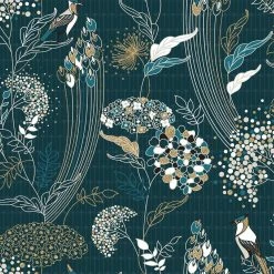 Parure De Lit Paon Bleu Canard 240x220 Atmosphera -Ledepot Mobilier Magasin parure de lit paon bleu canard 240x220 atmosphera 2