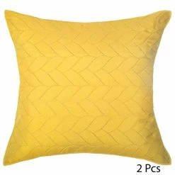 PARURE LIT 2 P. TRESSES DESSUS LIT 2 TAIES OCRE ATMOSPHERA -Ledepot Mobilier Magasin parure lit 2 p tresses dessus lit 2 taies ocre atmosphera 2