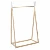 ATMOSPHERA Penderie En Bois Chambre Enfant Naturel Blanc