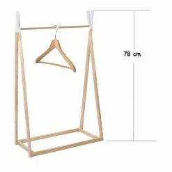 ATMOSPHERA Penderie En Bois Chambre Enfant Naturel Blanc -Ledepot Mobilier Magasin penderie en bois chambre enfant naturel blanc 2
