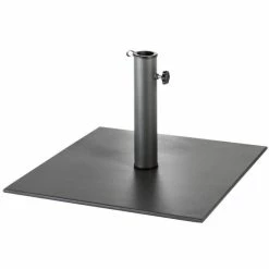 Pied De Parasol Plaque 20 Kg Anthracite Hespéride