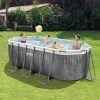 Piscine 4x2x1,22 M Baltik Ovale Intex -Ledepot Mobilier Magasin piscine 4x2x122 m baltik ovale intex