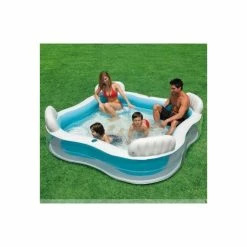 Piscine Carrée Familiale Avec Sièges Intex -Ledepot Mobilier Magasin piscine carree familiale avec sieges intex 3