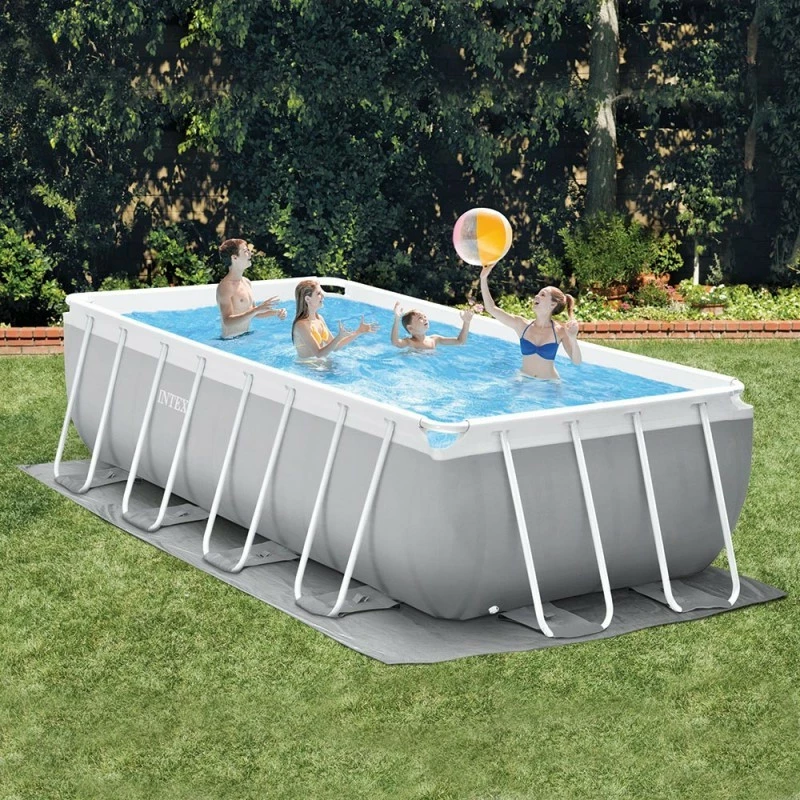 Piscine Tubulaire Prism Rectangulaire 4.88 X 2.44 X 1.07m Intex + Accessoires 3 Piscine Tubulaire Prism Rectangulaire 4.88 X 2.44 X 1.07m Intex + Accessoires