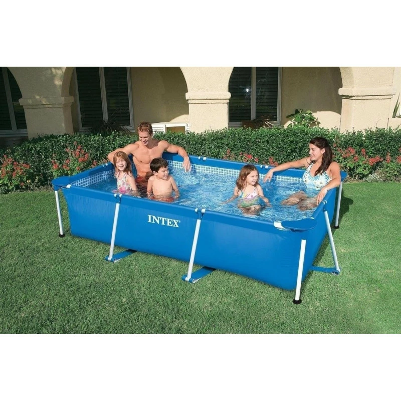 Piscine Tubulaire Rectangle 2,60 X 1,60 X 0,65 M Intex 3 Piscine Tubulaire Rectangle 2,60 X 1,60 X 0,65 M Intex