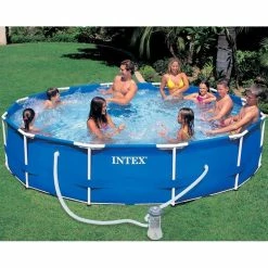 Piscine Tubulaire Ronde Intex 3,66 X 0,76 M -Ledepot Mobilier Magasin piscine tubulaire ronde intex 366 x 076 m 3