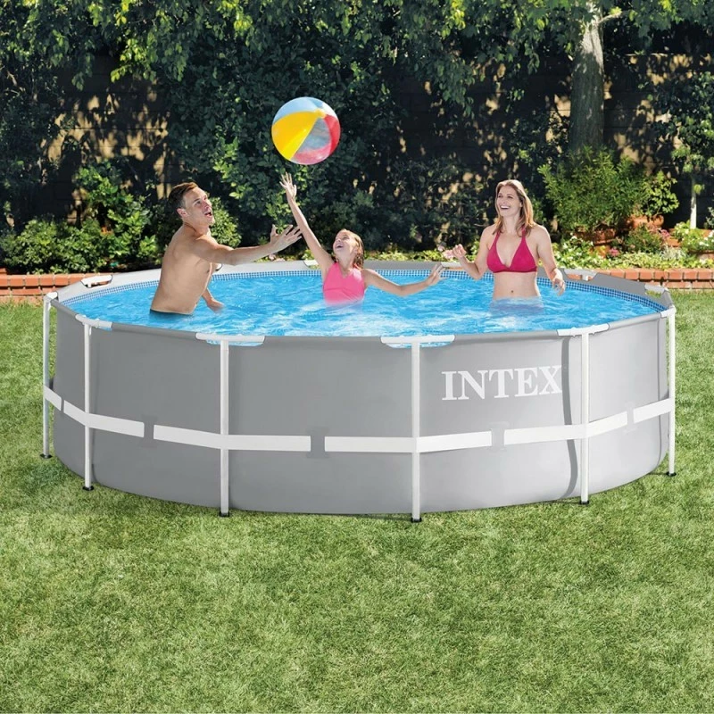 Piscine Tubulaire Ronde Prism Intex 3,66 X 1,22 M Avec Accessoires Intex 3 Piscine Tubulaire Ronde Prism Intex 3,66 X 1,22 M Avec Accessoires Intex