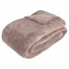 ATMOSPHERA Plaid Grand Modèle Microfibre 180x230 Cm Taupe -Ledepot Mobilier Magasin plaid grand modele microfibre 180x230 cm taupe