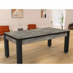 Plateau Dinatoire Pour Billard Convertible Arizona Industriel -Ledepot Mobilier Magasin plateau dinatoire billard convertible arizona industriel 2