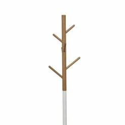 Ledepot Mobilier Magasin -Ledepot Mobilier Magasin porte manteaux blanc et naturel 1