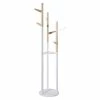 ATMOSPHERA Porte Manteaux En Bois Pour Enfant Naturel Blanc -Ledepot Mobilier Magasin porte manteaux en bois pour enfant naturel blanc