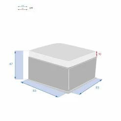 Pouf Extérieur Savinia Coloris Tahini Hespéride 10 Pouf Extérieur Savinia Coloris Tahini Hespéride -Ledepot Mobilier Magasin pouf exterieur savinia coloris tahini hesperide 3