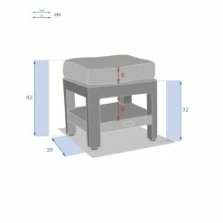 Pouf Polynésia Extérieur Havane Hespéride -Ledepot Mobilier Magasin pouf polynesia ext havane hesperide 3