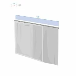 Rail Pour Rideaux Et Moustiquaires Pour Pergola Majaé Hespéride -Ledepot Mobilier Magasin rail pour rideaux et moustiquaires pour pergola majae hesperide 1